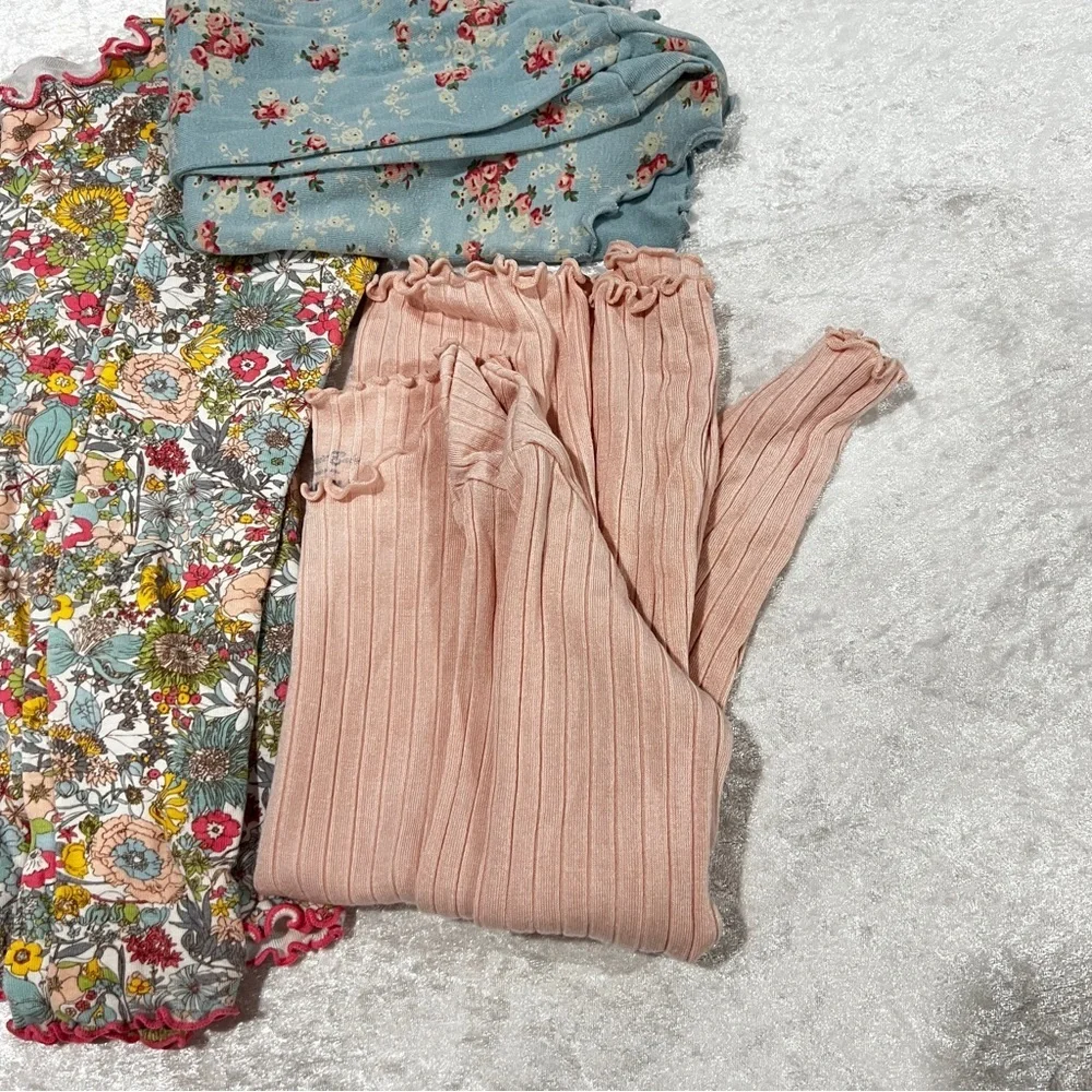 Vaenait Baby Pajama Bundle Lot 6 Pieces Size 120 (XL) 6-7 Years Old Girls Modal